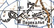 Topographic map of Perekallya