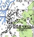 Topographic map of Vovchytsi