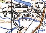 Топографічна карта Туменя