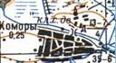 Топографічна карта Комір
