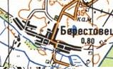 Топографическая карта Берестовца