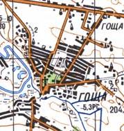 Topographic map of Goscha