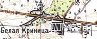 Topographic map of Bila Krynytsya