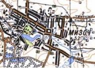 Топографическая карта Мизоча
