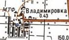 Topographic map of Volodymyrivka