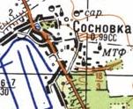 Топографічна карта Соснівки