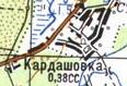 Топографічна карта Кардашівки