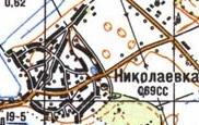 Topographic map of Mykolaivka