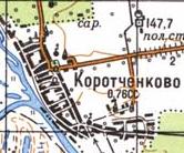 Топографічна карта Коротченкового