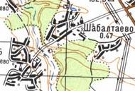 Topographic map of Shabaltayive