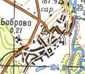 Topographic map of Bobrove