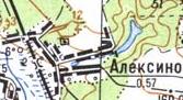 Topographic map of Oleksyne