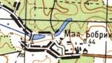 Топографічна карта Малого Бобрика