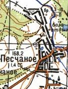 Топографічна карта Піщаного