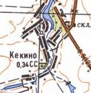 Топографічна карта Кекиного