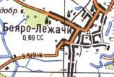 Топографічна карта Бояро-Лежачих