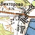 Topographic map of Viktorove
