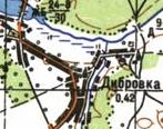 Топографічна карта Дібрівки