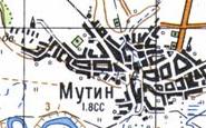 Топографическая карта Мутина
