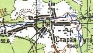 Topographic map of Stara Guta