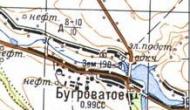 Топографічна карта Бугруватого