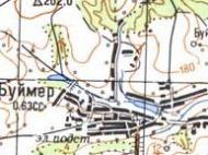 Топографічна карта Буймера