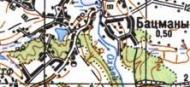 Топографічна карта Бацманів