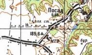 Topographic map of Posad