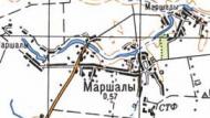 Topographic map of Marshaly