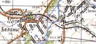 Топографічна карта Біланів