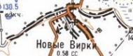 Topographic map of Novi Vyrky
