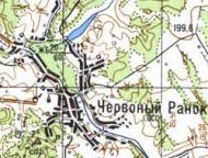 Topographic map of Chervonyy Ranok
