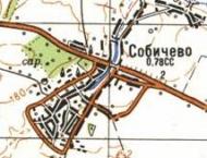Topographic map of Sobycheve