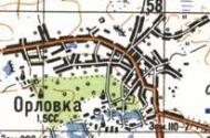 Topographic map of Orlivka