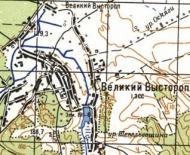 Topographic map of Velykyy Vystorop