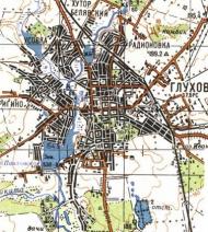 Topographic map of Glukhov