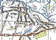 Топографічна карта Рябиної