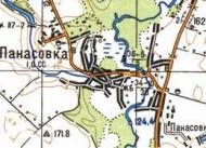 Topographic map of Panasivka