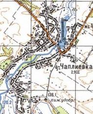 Topographic map of Chapliyivka