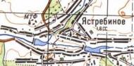 Топографічна карта Яструбиного