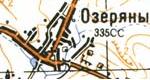Топографічна карта Озерянів