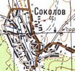 Topographic map of Sokoliv