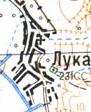 Топографическая карта Луки