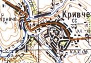 Topographic map of Kryvche