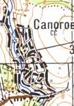 Topographic map of Sapogiv