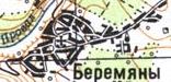 Топографічна карта Берем'янів