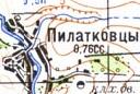Topographic map of Pylatkivtsi