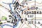 Топографічна карта Тарнавки