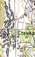 Топографическая карта Стенки