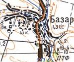 Topographic map of Bazar